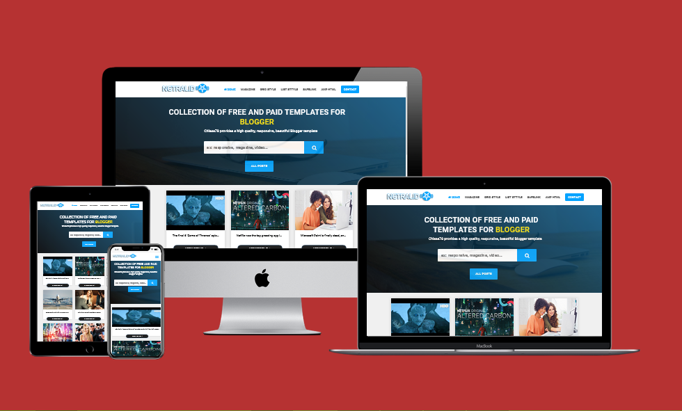 Sperma Responsive Blogger Template 