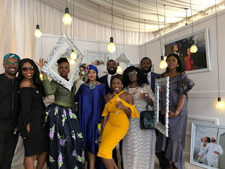 #Àṣéwẹ́rẹ́niṣẹ́Olúwa;Photos and Videos from Lala Akindoju and Chef Fregz's white wedding..