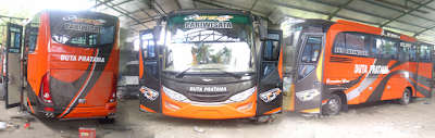  carter Bus Pariwisata PO. Duta Pratama Surabaya