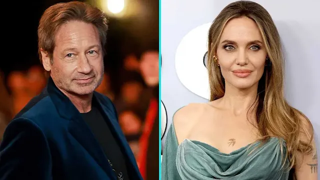Angelina Jolie and David Duchovny