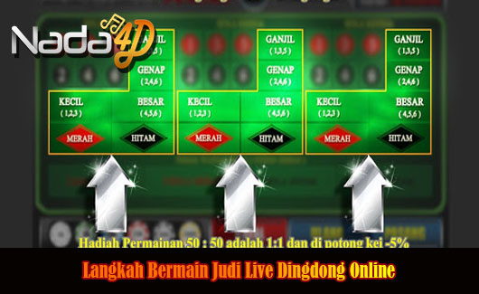 Langkah Bermain Judi Live Dingdong Online