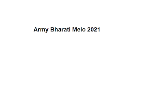 Army bharati melo 2021