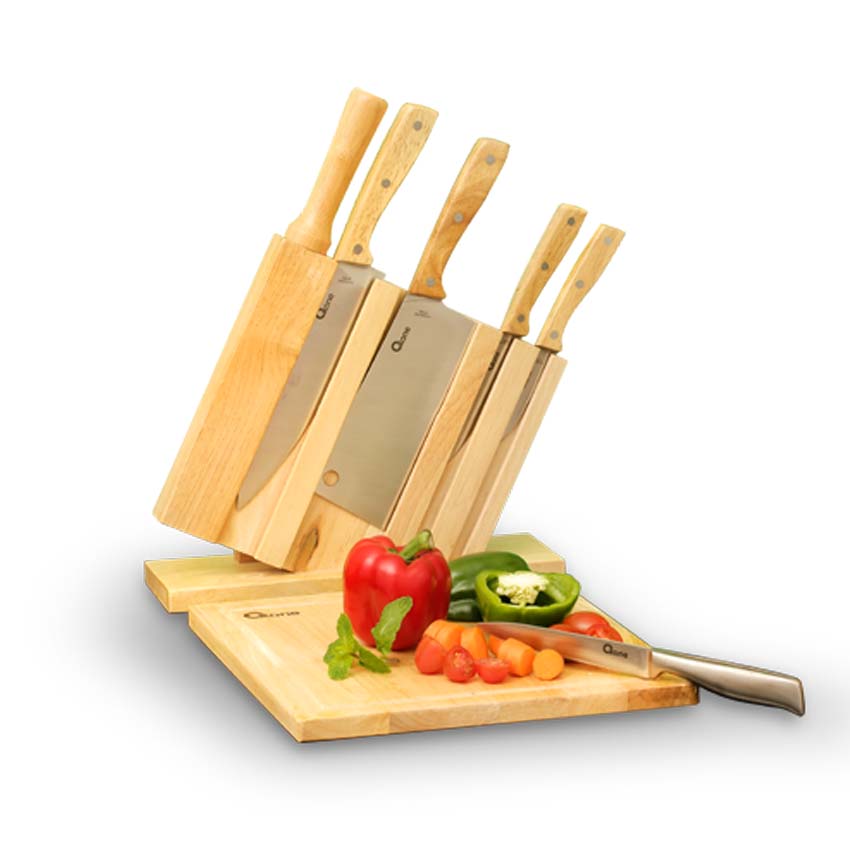 PROMO OX 95 Wooden Knife Set Oxone Pisau Dapur di Oxone 