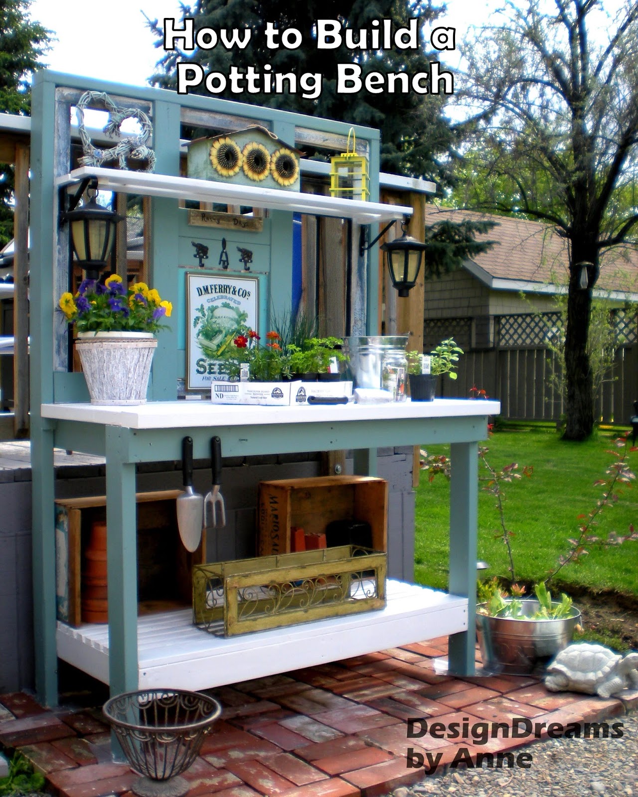 DesignDreams by Anne: How to Build a Potting Bench Part I