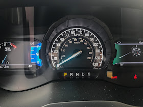 Gauge cluster in 2020 Ford Ranger Supercrew 4X4 Lariat