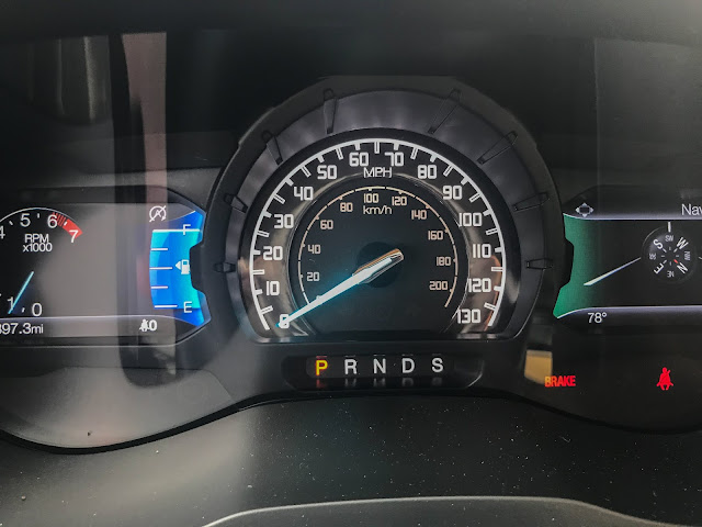 Gauge cluster in 2020 Ford Ranger Supercrew 4X4 Lariat