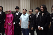 Prabowo Malam Mingguan di Surabaya Nonton Konser Orkestra Dewa 19 bareng Al Ghazali