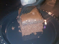 Yum! Chocolate fudge cake!