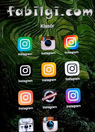  Instagram Uygulama Simgesi Değiştirme Yöntemi Uygulamasız