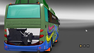 Mod bus evo PT.Antar Lintas Sumatera ets2 v 1.23 Ac Economi