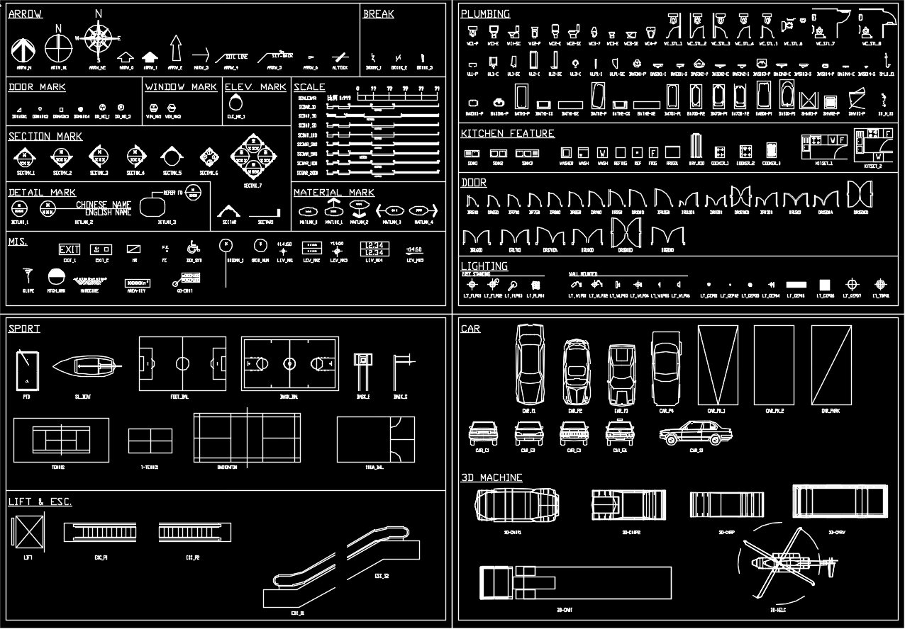 CAD Library AutoCAD Blocks and Drawings Download Autocad 