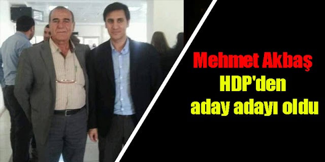 Akbaş HDP'den aday adayı oldu