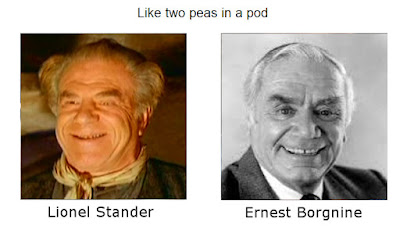 Lionel Stander Ernest Borgnine doppelgängers