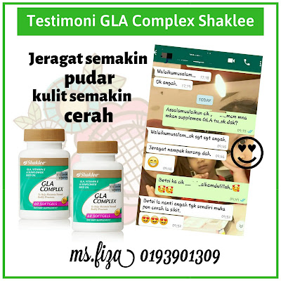 Testimoni GLA Complex Shaklee pudarkan jeragat