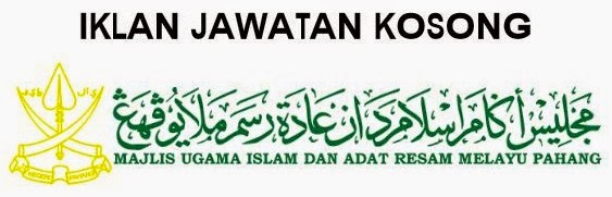 Jawatan kosong Majlis Ugama Islam dan Adat Resam Melayu Pahang