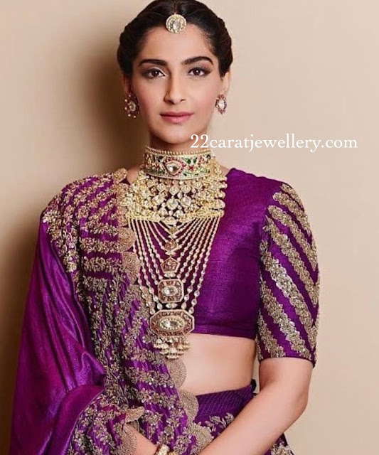 Sonam Kapoor Kundan Panchalada Haar