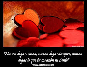 Imagenes de amor con frases (nunca digas nunca)