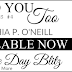 RELEASE DAY BLITZ - I NEED YOU TOO by Cynthia P O'Neill 