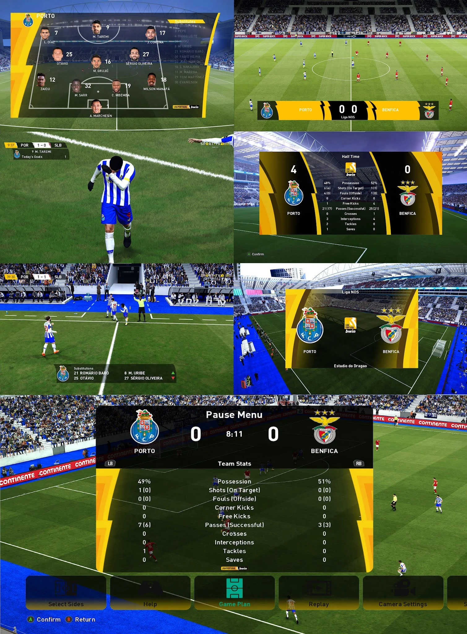 PES 2021 Liga Portugal Bwin Scoreboard