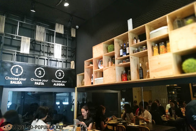 Trufa Pasta Bar in Makati - Interior 