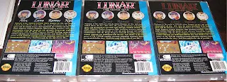 Lunar The Silver Star Sega CD Case Insert Variants