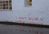 Ironic message in graffiti painted on a wall in London. (Image Credit: Matt Brown via Flickr) Click to Enlarge.