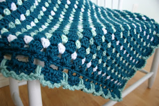 Dit Dah Blanket Crochet Pattern by Susan Carlson of Felted Button