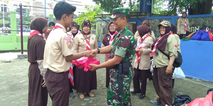 Koramil dan Kwarran Sukmajaya Gelar Aksi Peduli Lingkungan 