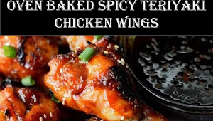 #Oven #Baked #Spicy #Teriyaki #Chicken #Wings