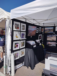 photography for sale at a Sioux City ArtSplash booth