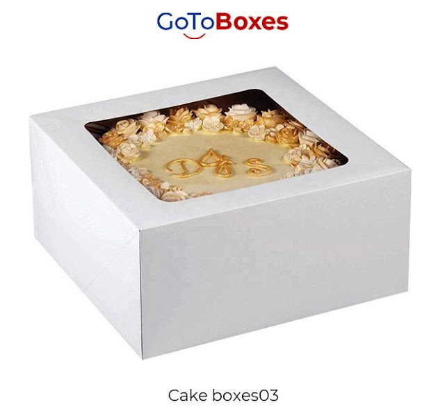 Customize durable and appealing Wholesale Cake Boxes in any style, shape, and layout. Get free shipping of your Cake Boxes and also many other amazing reasonable deals.