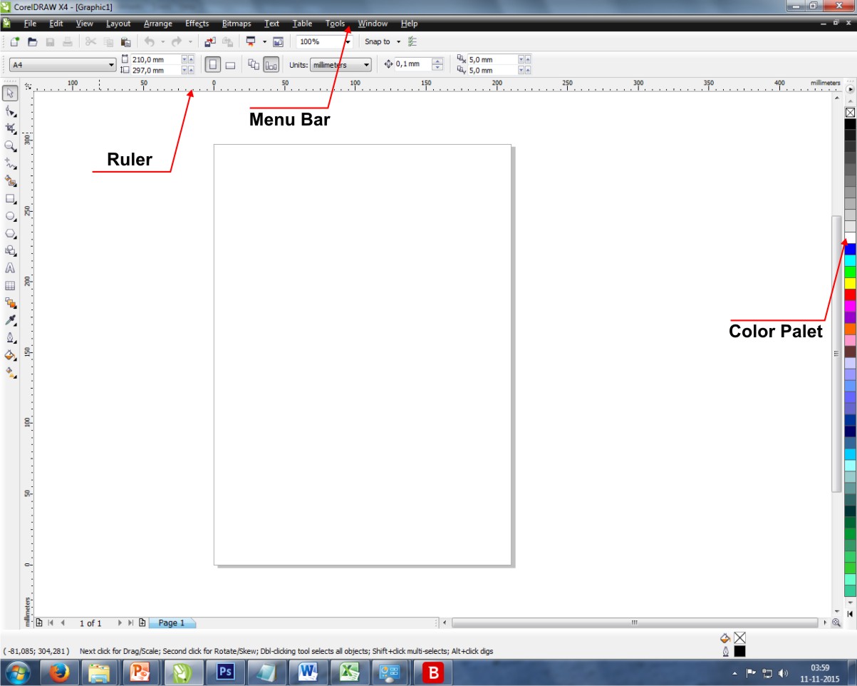 Mengenal Funsi Menu Dan Icon Corel Draw Program Komputer