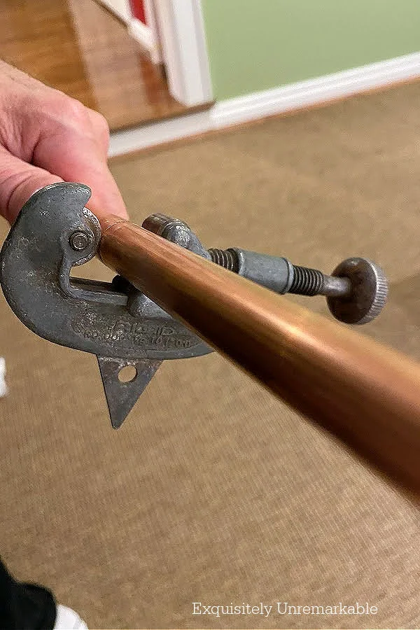 Cutting Pipe Curtain Rod