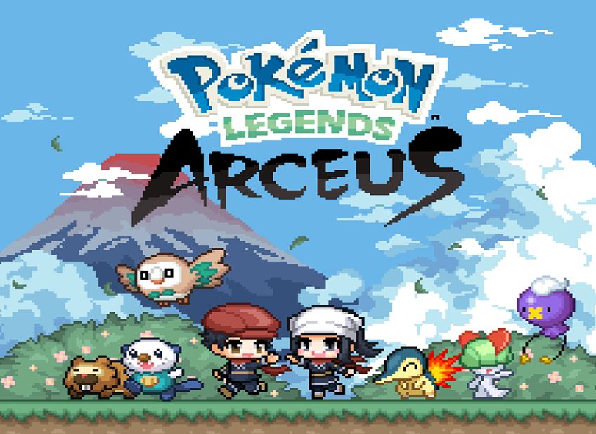 Pokemon Legends Arceus para GBA - Pokemon Leyendas Arceus para GBA Imagen Portada