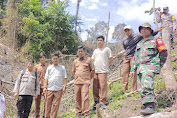 Kapolsek Silau kahean Bersama Perangkat Desa Nagori Dolok Turun  Langsung  Cegah Kebakaran Lahan Hutan Register Nagori Asih 