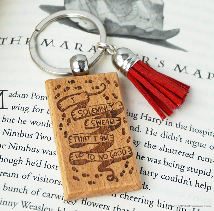 Harry Potter Marauder's Map Keychain