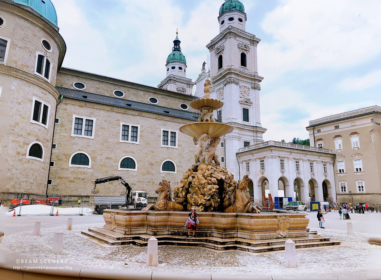 【奧地利-Salzburg】薩爾斯堡景點│薩爾斯堡主教宮殿廣