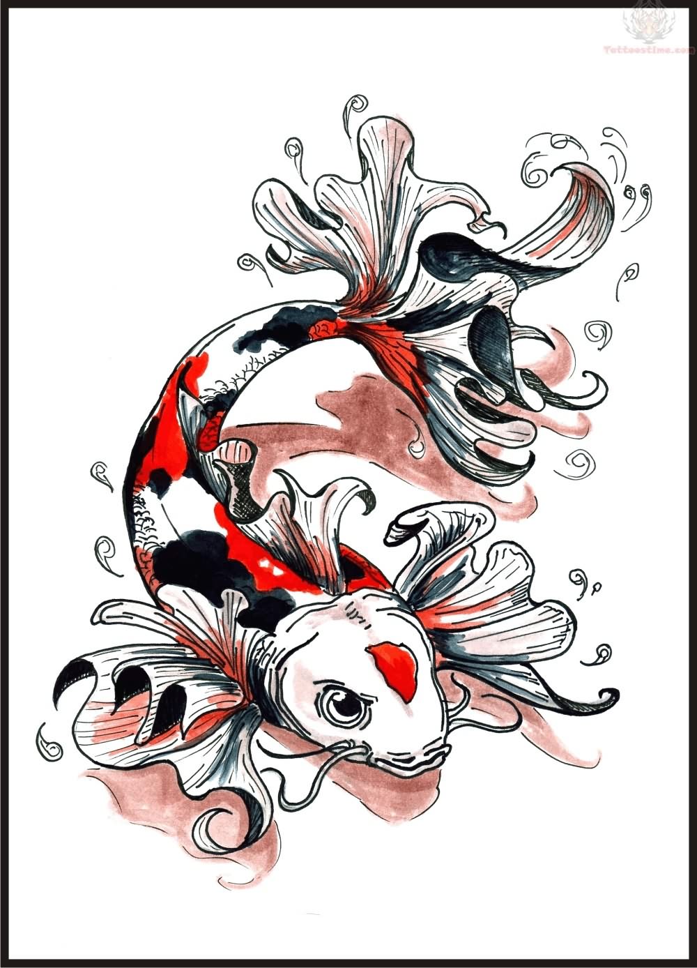 koi fish tattoo photos