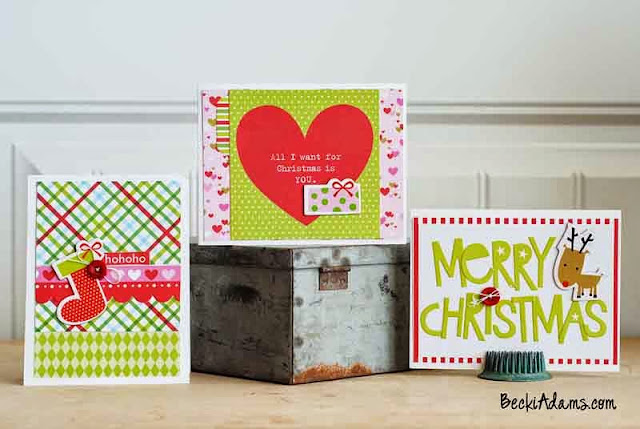 Christmas Cards by Becki Adams @jbckadams #Christmas # Christmascards #handmadeChristmascards #MerryChristmas