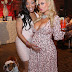Pregnant Coco Austin displays EXTREME cleavage at her baby shower