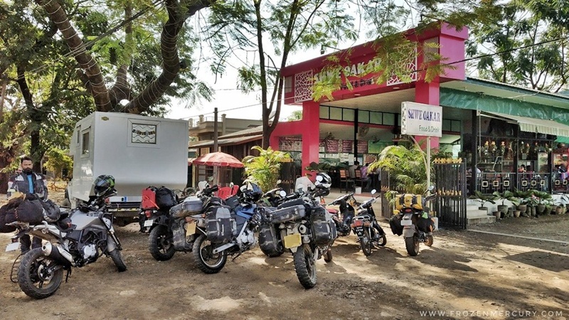 Late lunch just after the Myanmar border