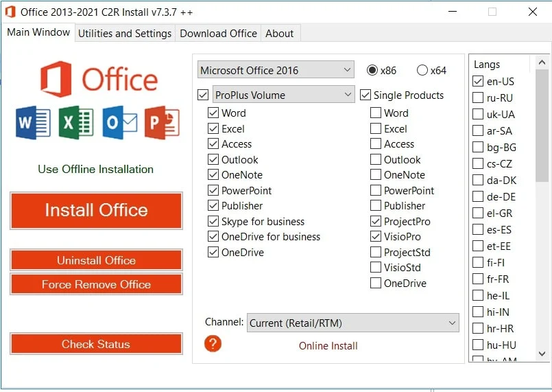 Microsoft Office Professional Plus 2013-2016-2019-2021 Retail VL Version v2204 Build 15128.20224 İndir