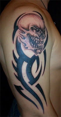 Skull tattoo