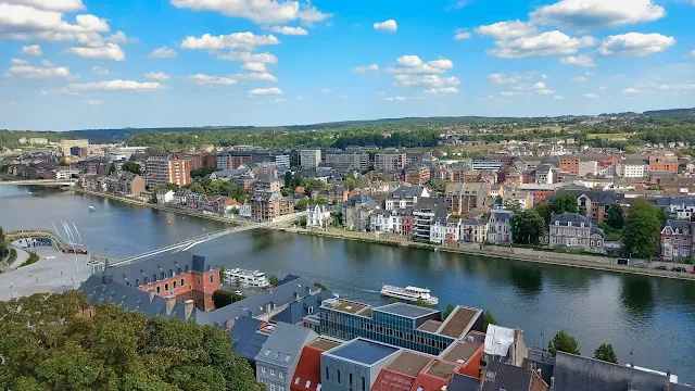 View from the Citadel of Namur, Belgium