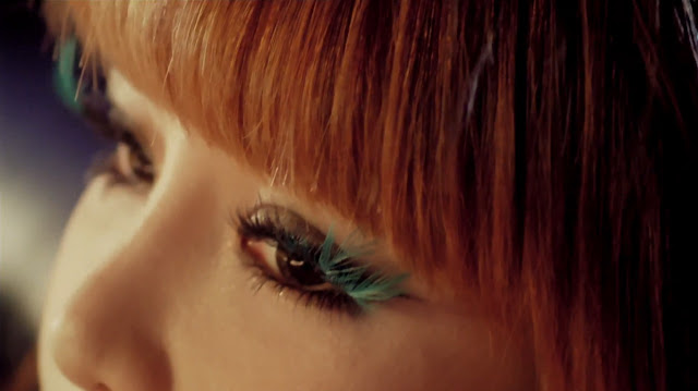 2NE1 Park Bom I love You styling, hair and makeup eye lashes