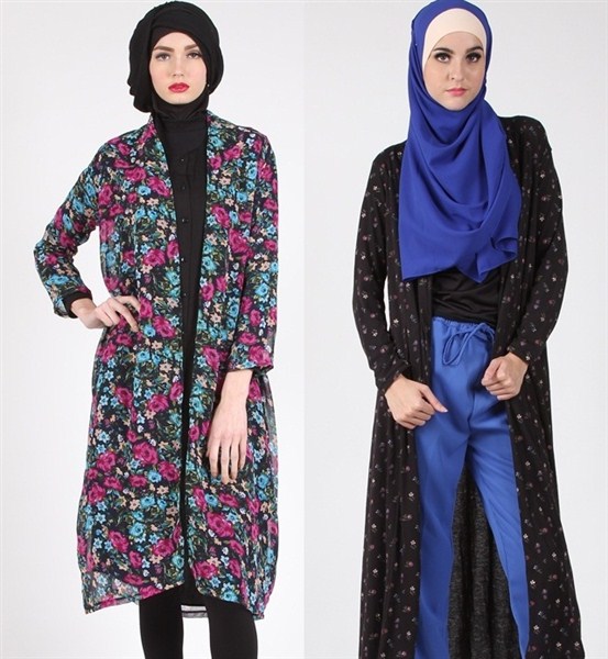 desain model cardigan muslimah terbaru 2017/2018