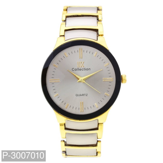 Men's Silver Colour Dial with Metal Strap Analog Watch