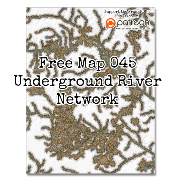 Free Map045: Underground River Network