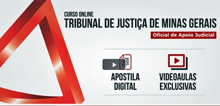 Cursos Online para Concurso TJ MG 2017 - Oficial de Apoio Judicial