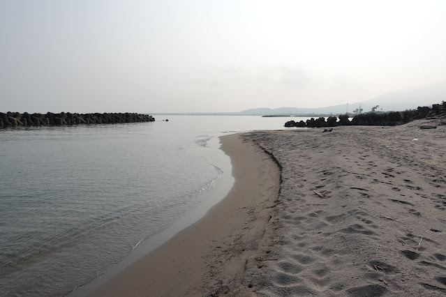 鳥取県の日吉津の砂浜